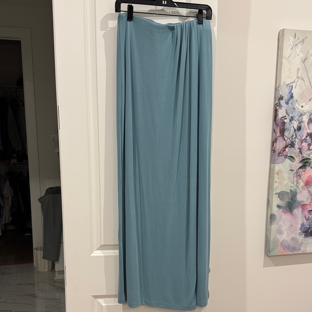 BCBGMaxAzria Soft Blue Maxi Skirt